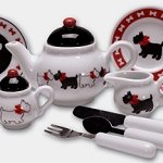 Scottie Dog Childrens Tea Set